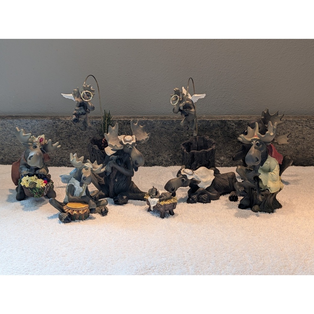 Moosetivity 1  & 11 Set by Big Sky Carvers Mountain Mooses Big Sky Carvers Lot